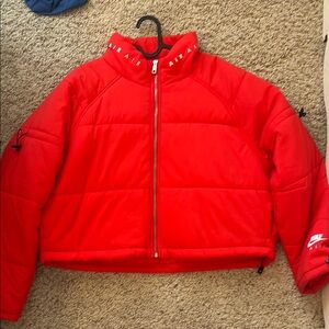 Nike Red Puffer Jacket